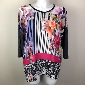 CJ Banks Mixed Media Tunic